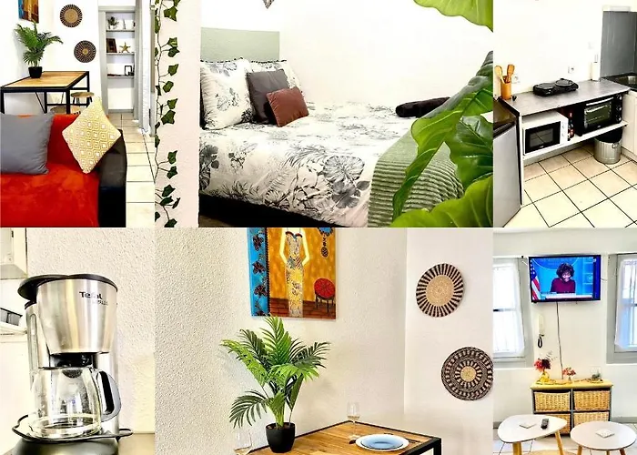 Апартаменты 3 Studios, Centre De La Bastide St Louis Каркассон